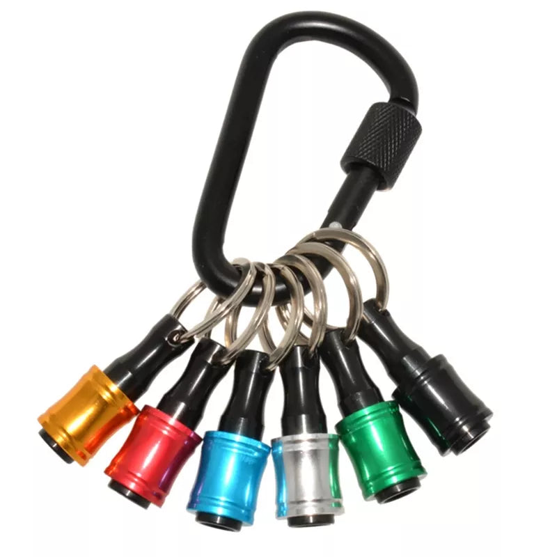 6Pcs 1/4inch Hex Shank Screwdriver Bits Holder