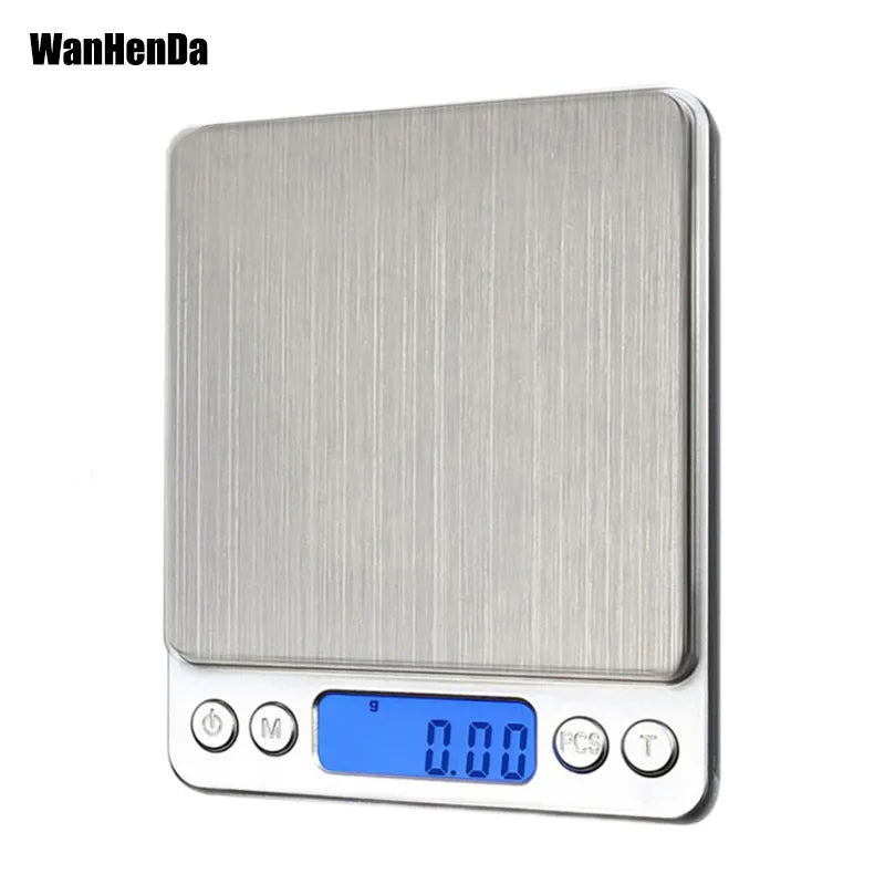500/0.01g 3000g/0.1g LCD Mini Electronic Digital Scale