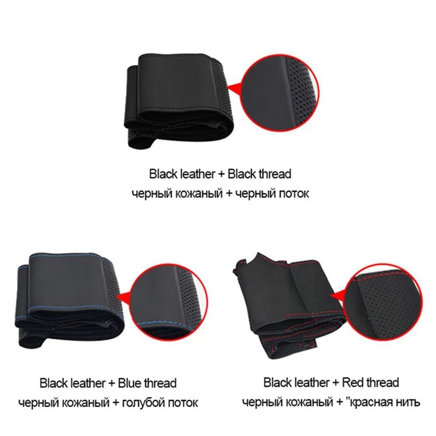 Artificial Leather Car Steering Wheel Cover