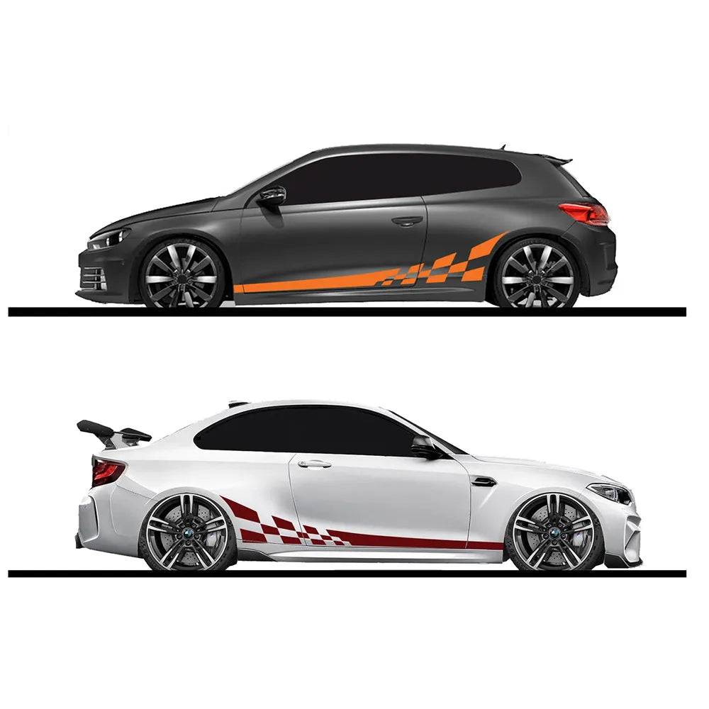 2pcs/lot 220x25cm Both Sides Stickers