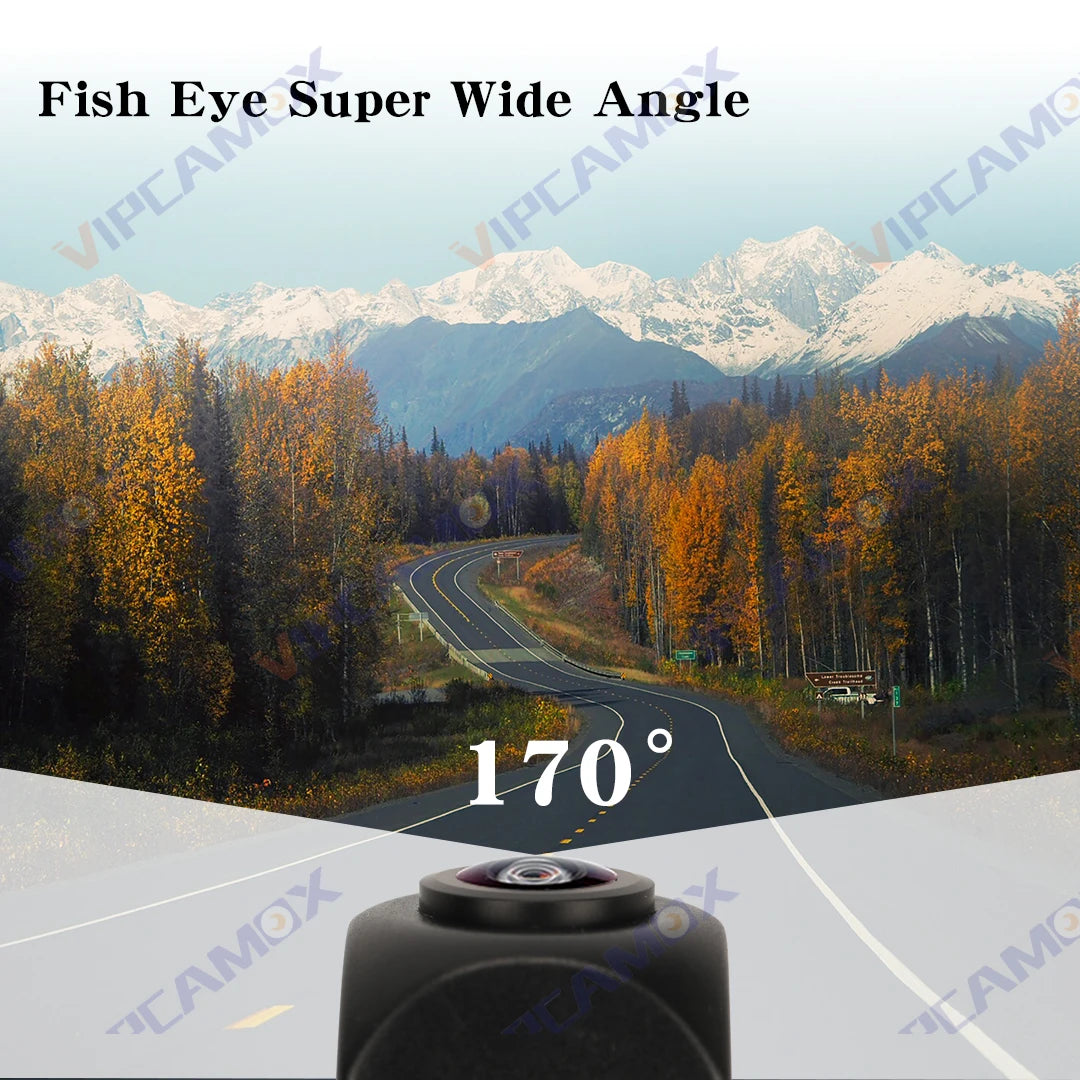 Fisheye Lens Vehicle Rear View Camera with Starlight Night Vision for BMW