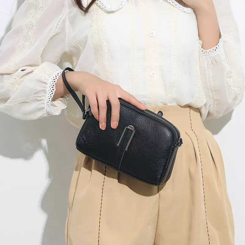 Luxury Genuine Leather Crossbody Bag