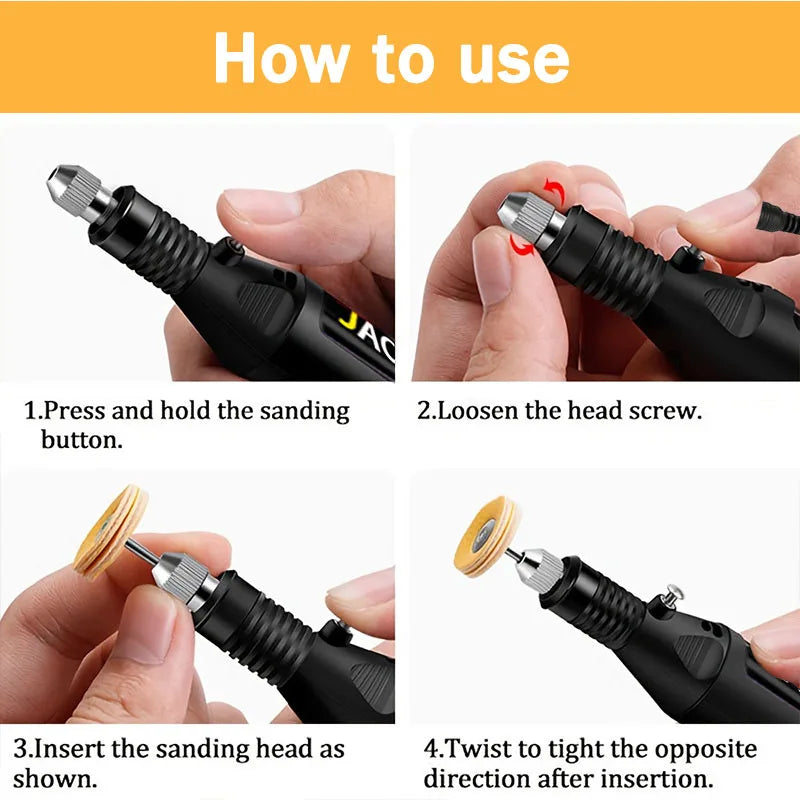12V Mini Drill Electric Carving Pen