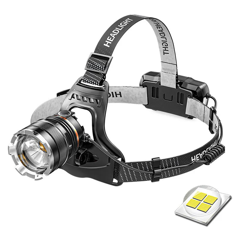 LED Rechargeable Headlamp (Waterproof)
