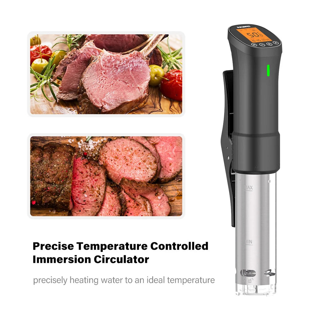 Wi-Fi Precision Cooker Powerful and Durable Immersion Circulator with Stainless Steel Components