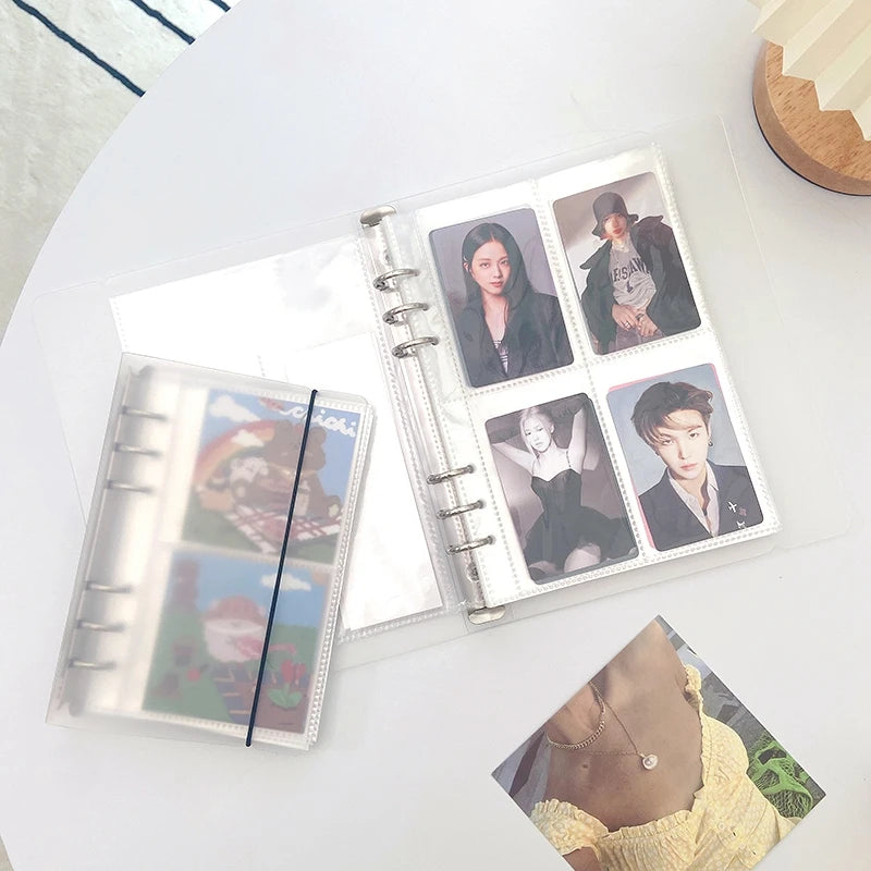 Photocard Blinder A5 Photocard Holder Kpop Polaroid Album Card Storage Collect Book Scrapbook Loose-leaf Photo Album Organizer