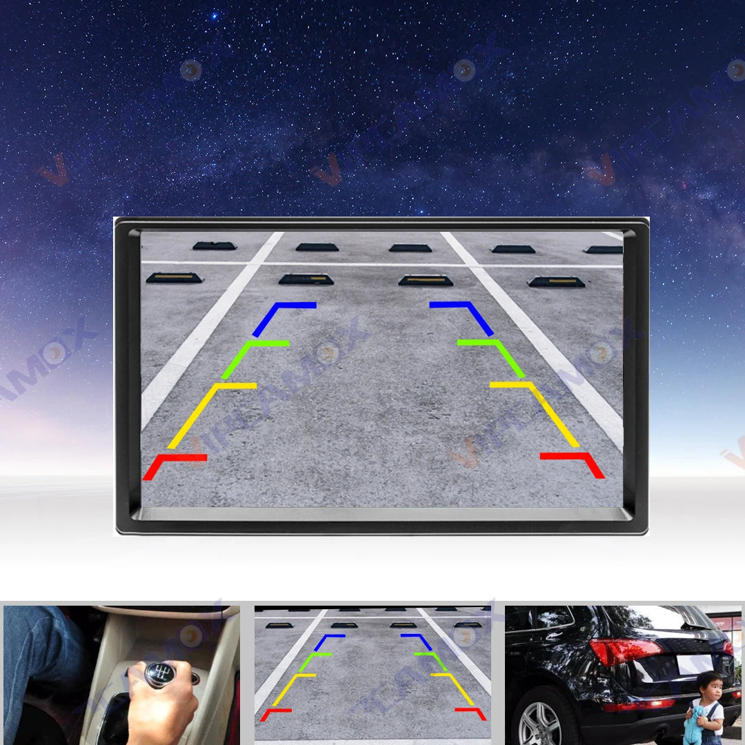 Fisheye Lens Vehicle Rear View Camera with Starlight Night Vision for BMW