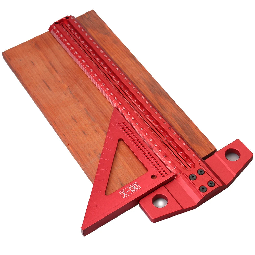 Woodworking Scribe 60-600mm T-type Ruler