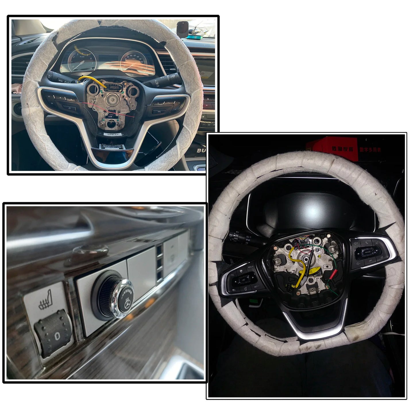 Winter Car Heated Steering Wheel Cover