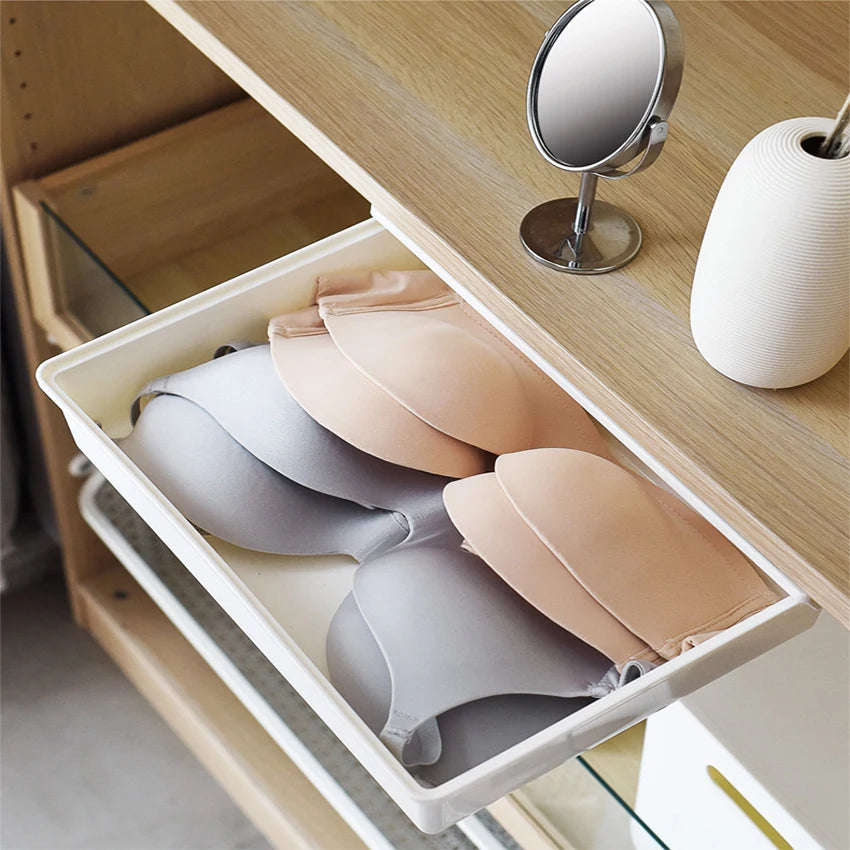 Self-Adhesive Under Desk Drawer Storage