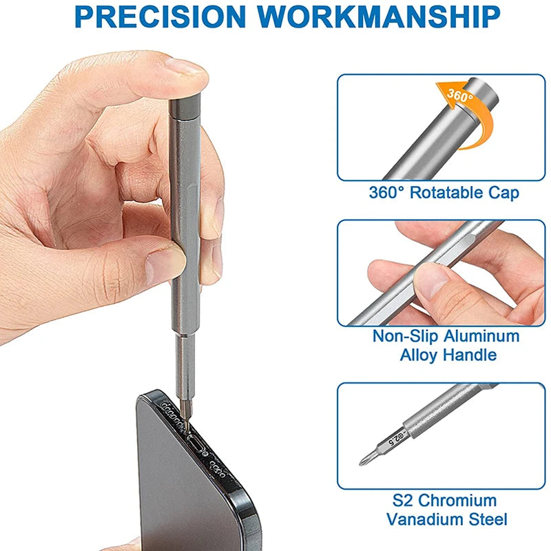 Precision Magnetic Triangular Screwdriver Set