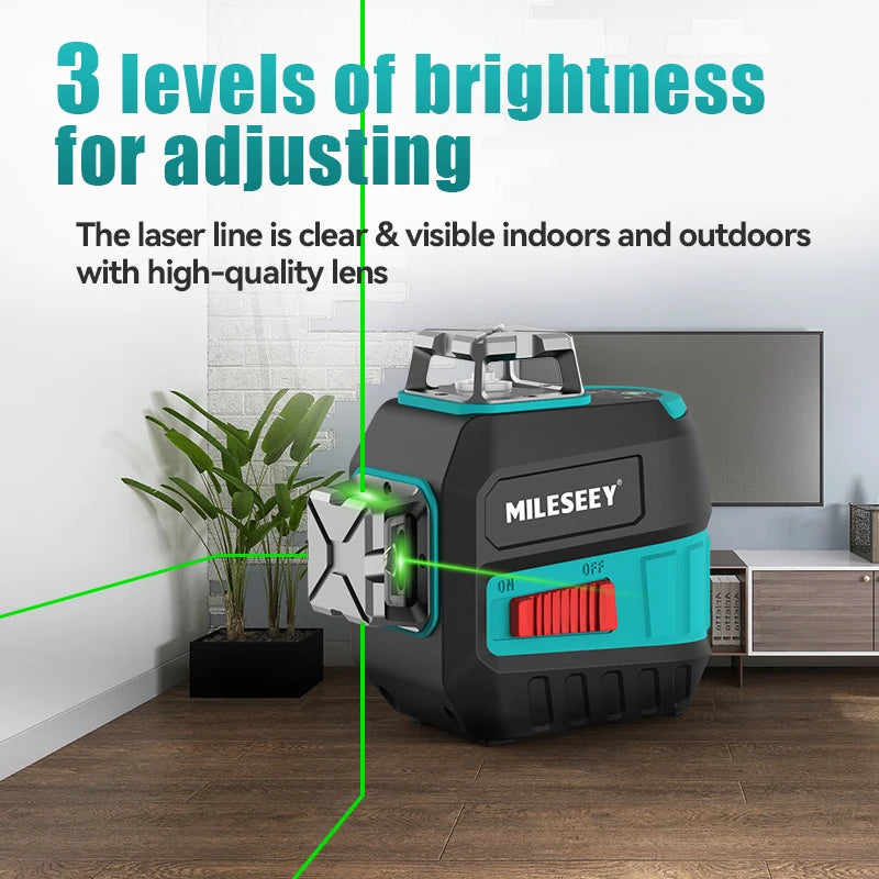 2 Lines Laser Level with Battery and Tripod