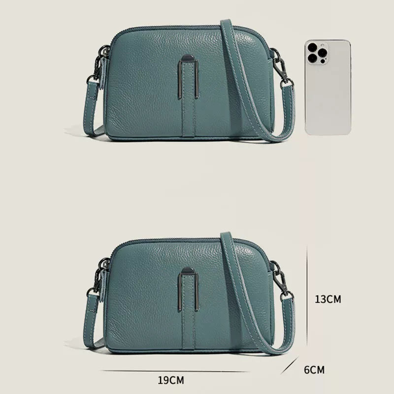 Luxury Genuine Leather Crossbody Bag