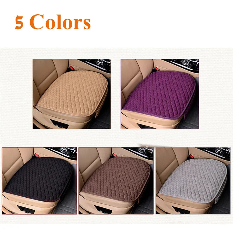 Flax Front Rear Back Car Seat Cover