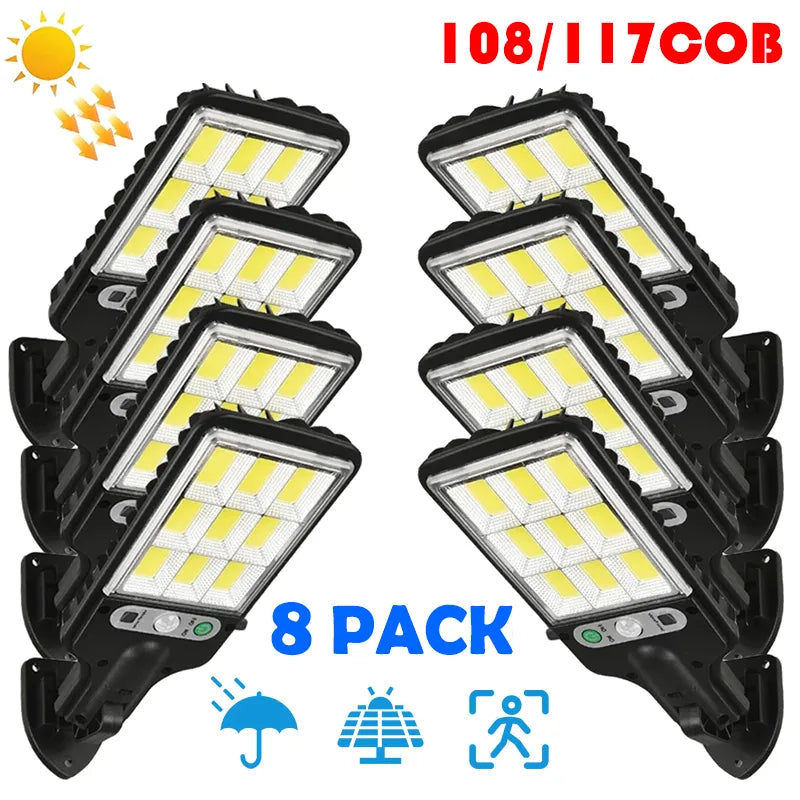 8 Pack Solar Lamp With 3 Light Mode