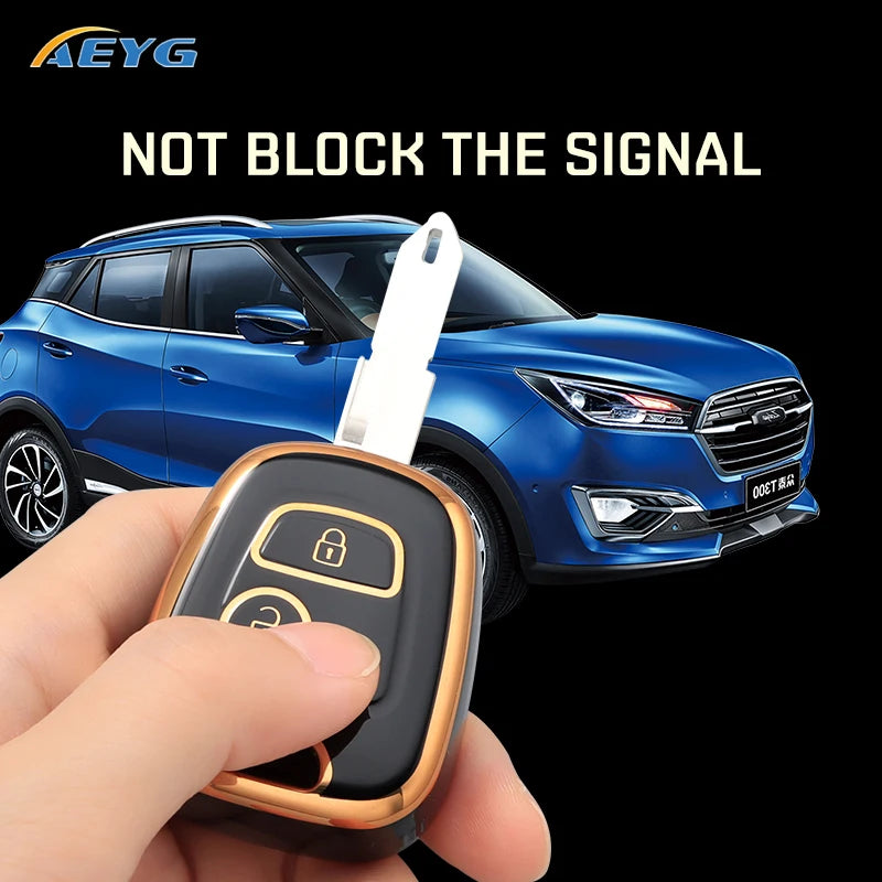Car Remote Key Case Cover For Peugeot