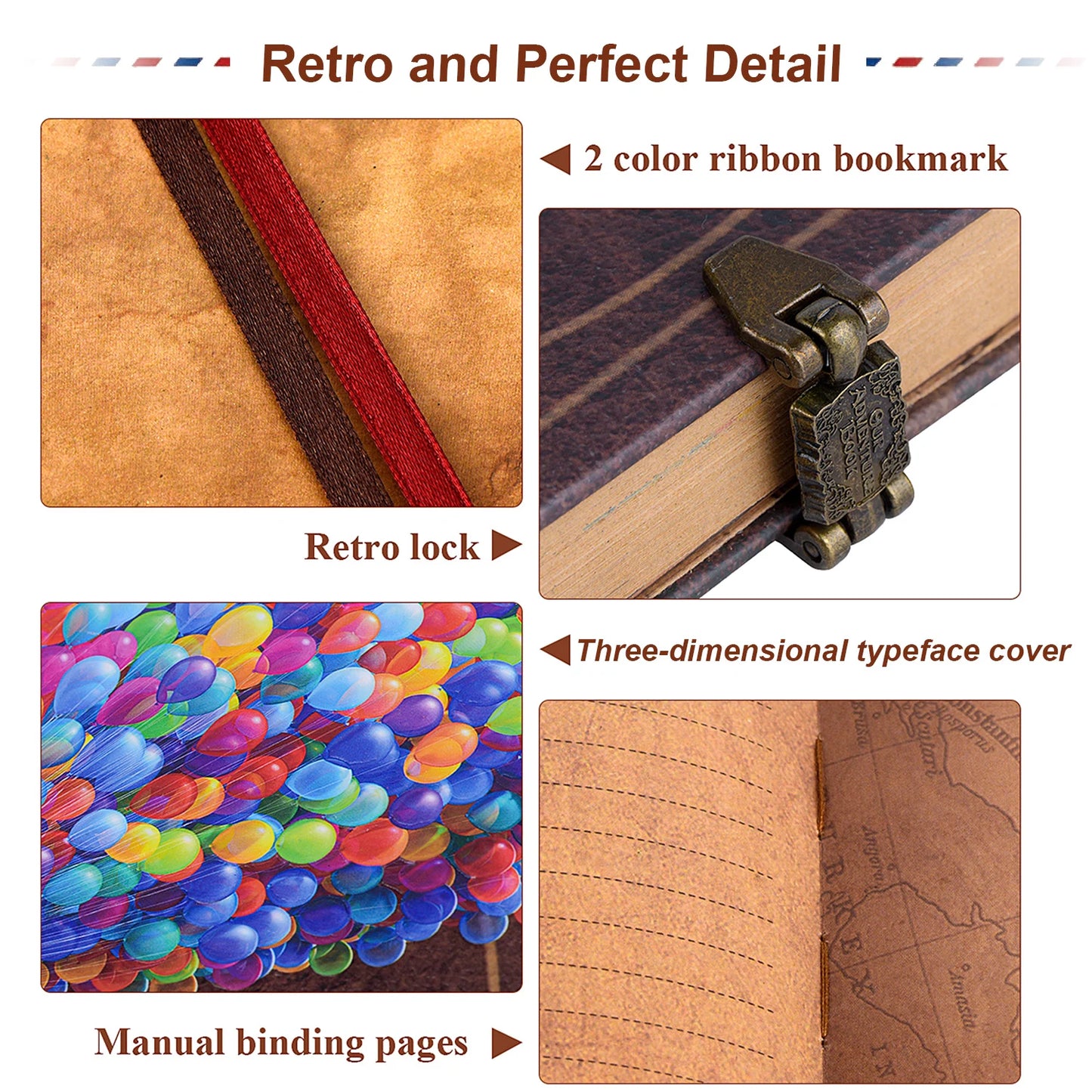 146 Page Our Adventure Handmade Scrapbook Photo Album