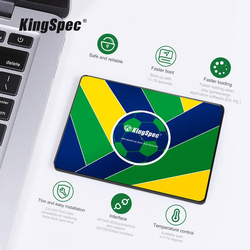 SSD Drive HDD 2.5 Hard Disk SSD 120GB 240GB 1TB 512GB 128GB 256GB HD SATA Disk Internal Hard Drive for Laptop Computer KingSpec