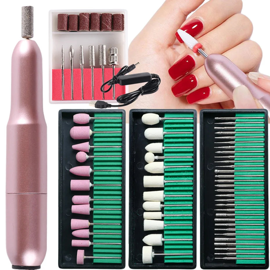 Professional Electric Nail Drill Machine Set