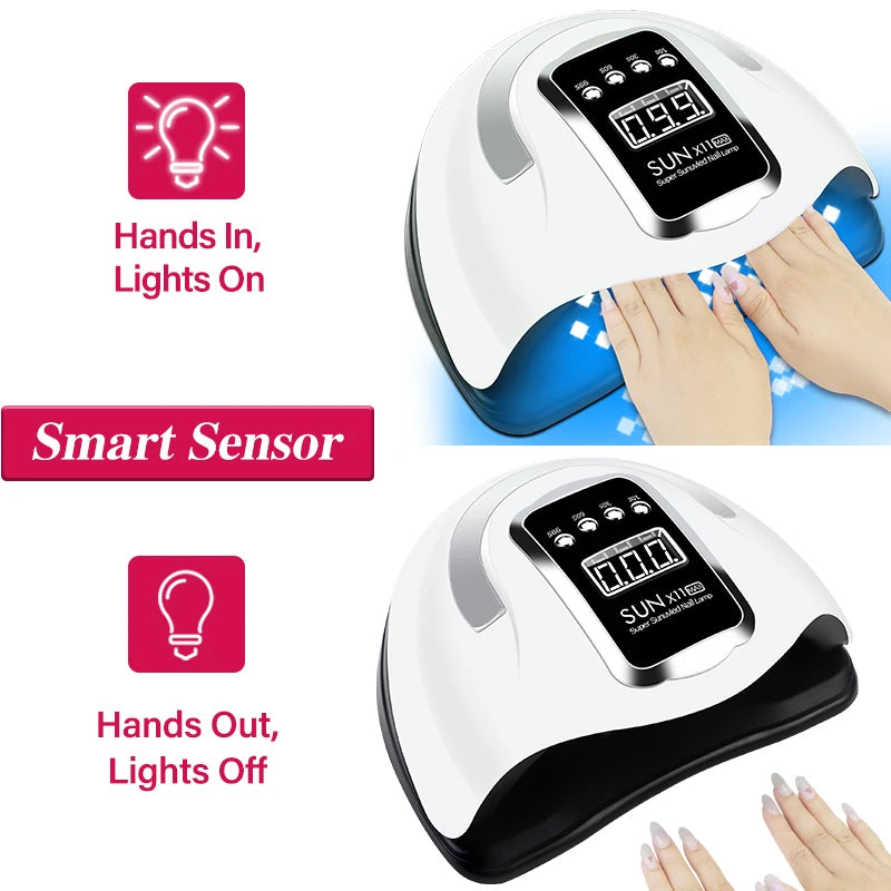 Powerful 66 LEDs UV LED Lamp For Nails Gel Polish Drying