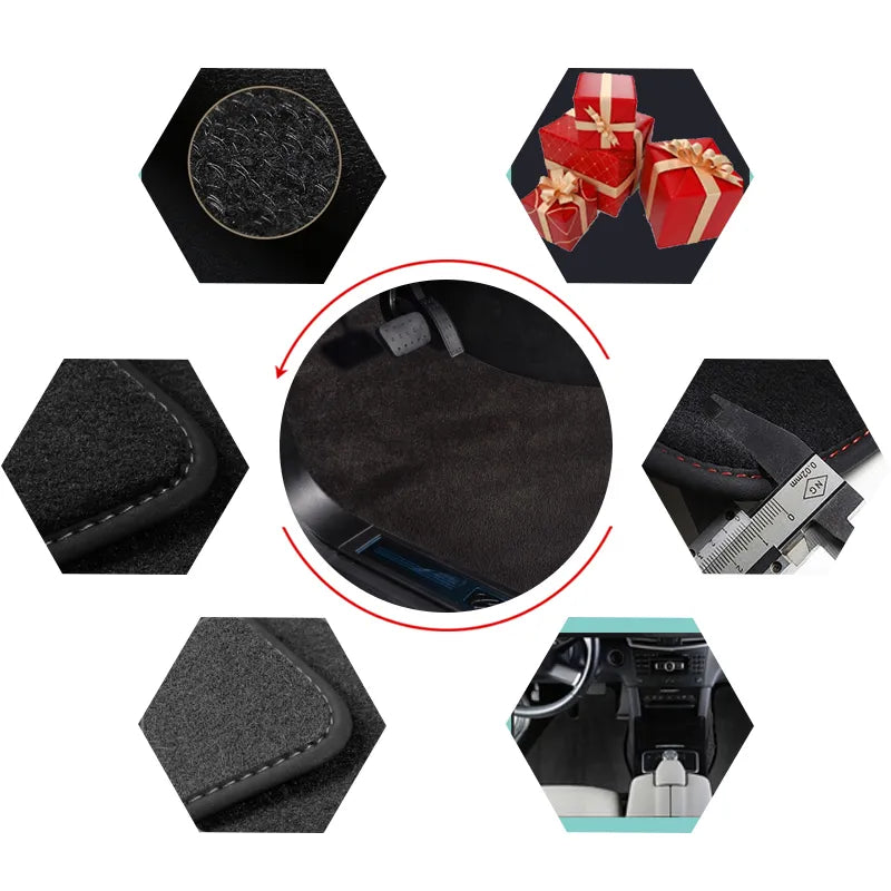 Car Floor Mats For BYD Yuan Plus Interior Accessories