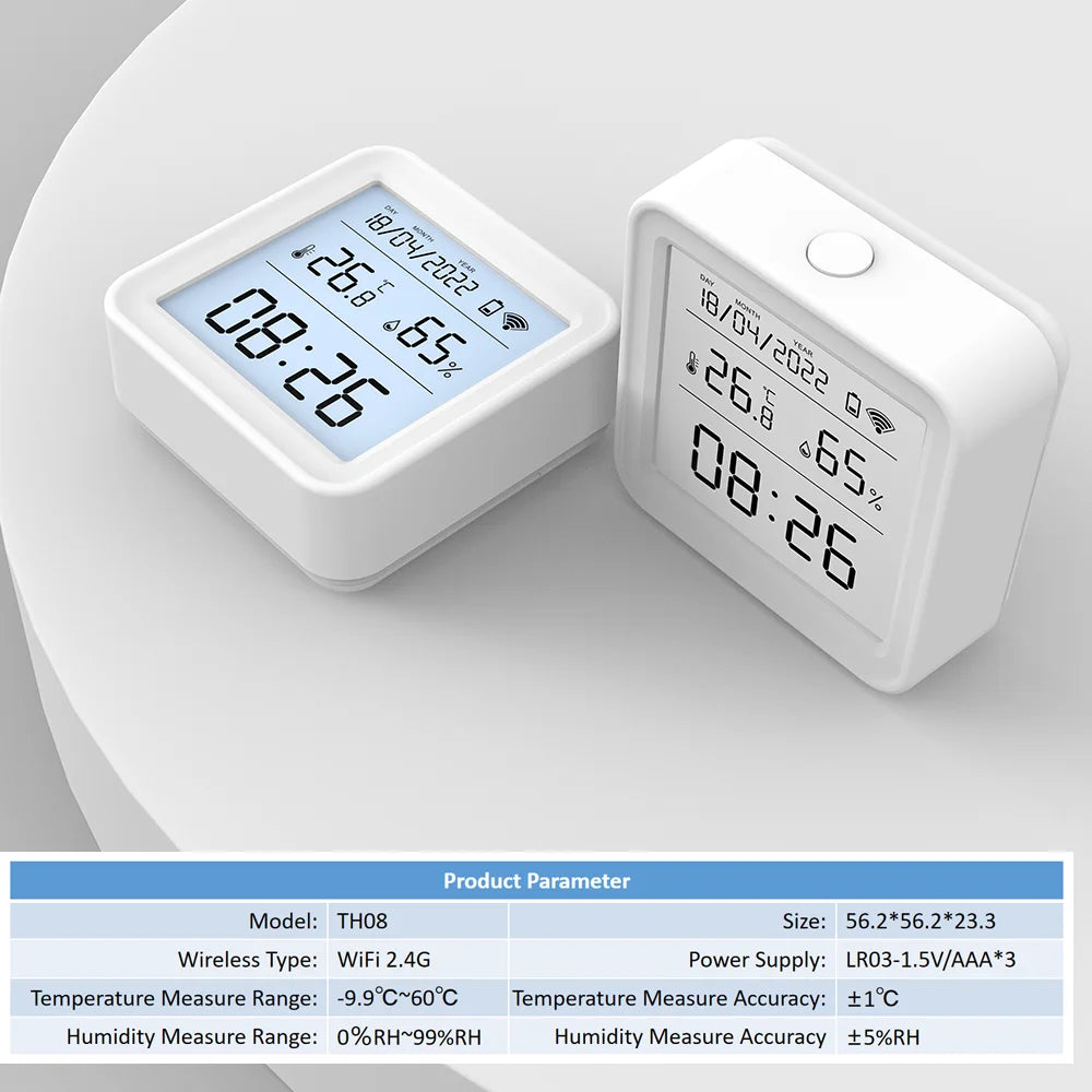 Smart Temperature And Humidity Sensor With APP Assistant