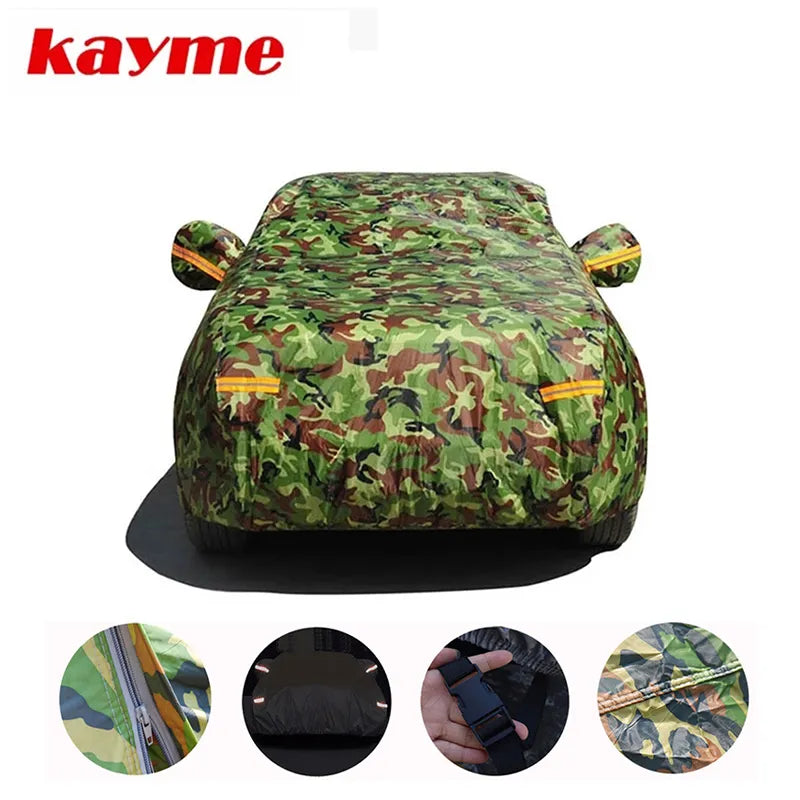 Waterproof camouflage car covers
