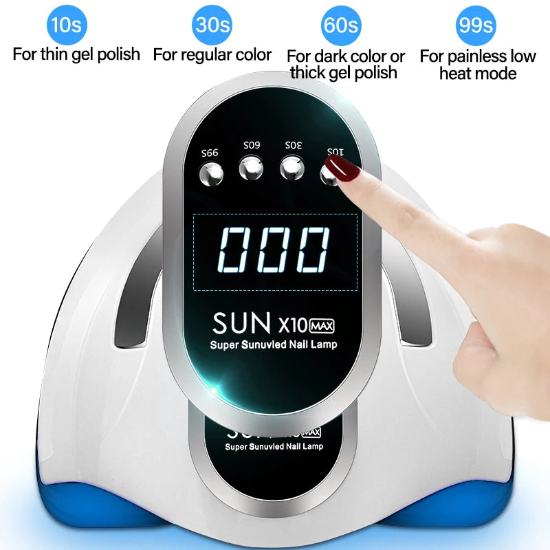 66LED UV Nail Dryer For Drying Nail Gel Polish With Large LCD Touch Screen