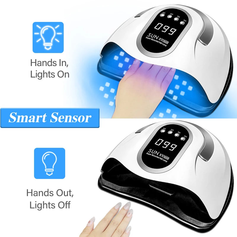 66LED UV Nail Dryer For Drying Nail Gel Polish With Large LCD Touch Screen