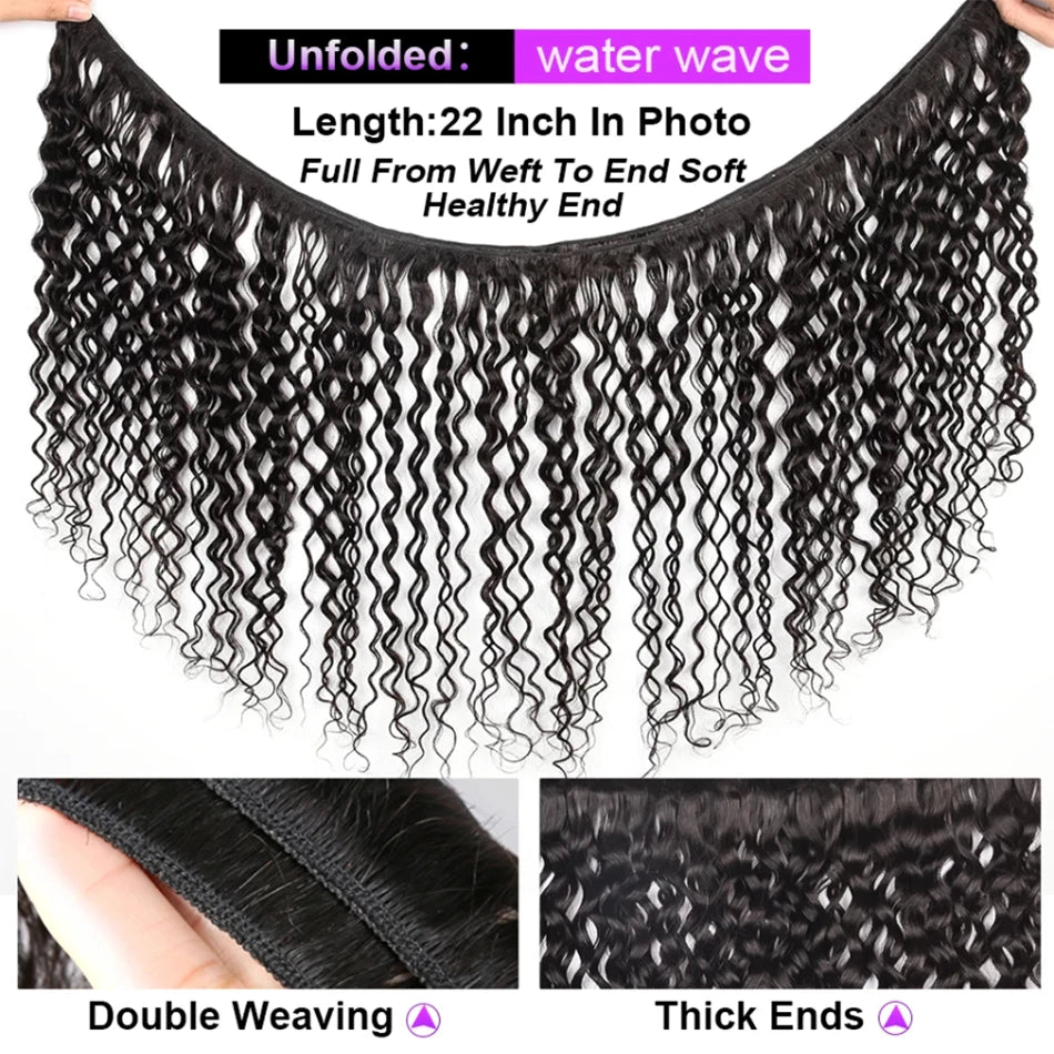 1/3/4 PCS Deep Curly Hair Bundles