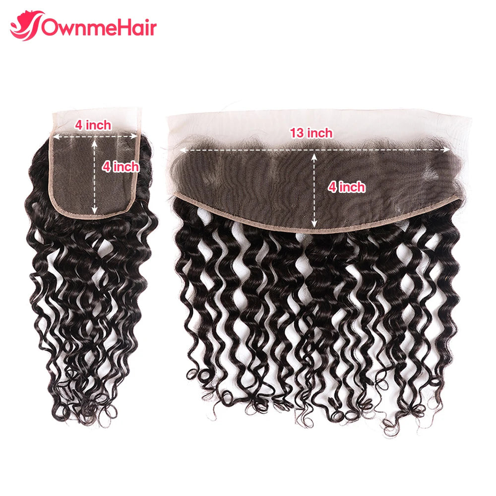 Deep Wave 13x4 HD Lace Frontal Closure