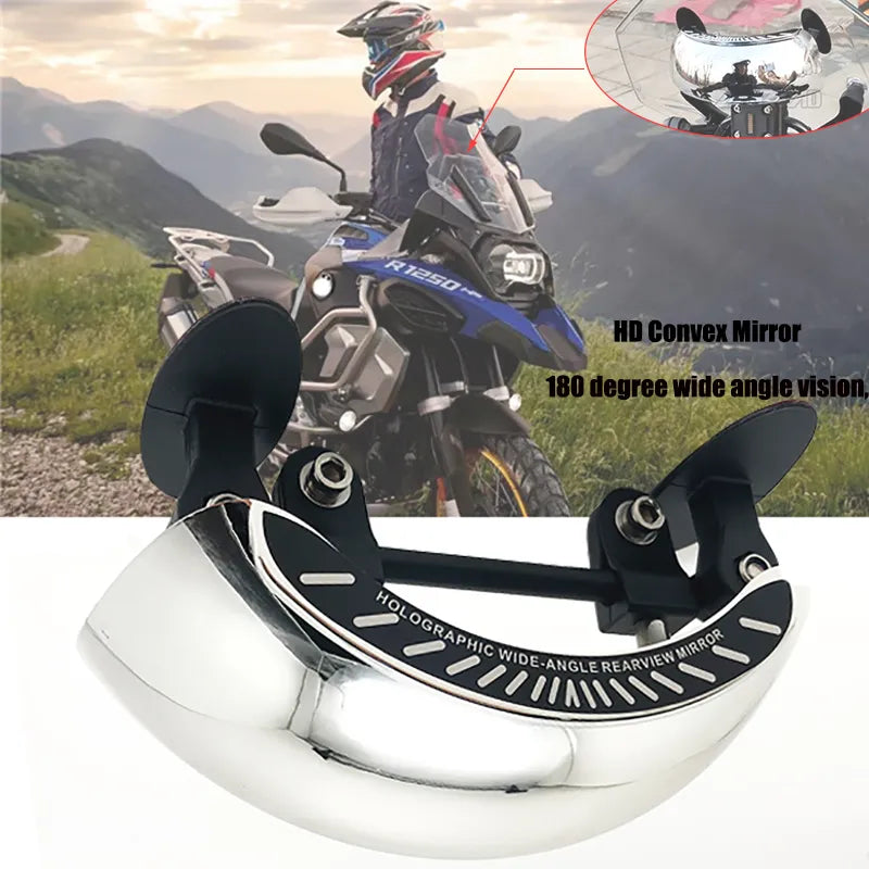 180+ Degree Blind Spot Motorcycle Windscreen Mirror for Honda