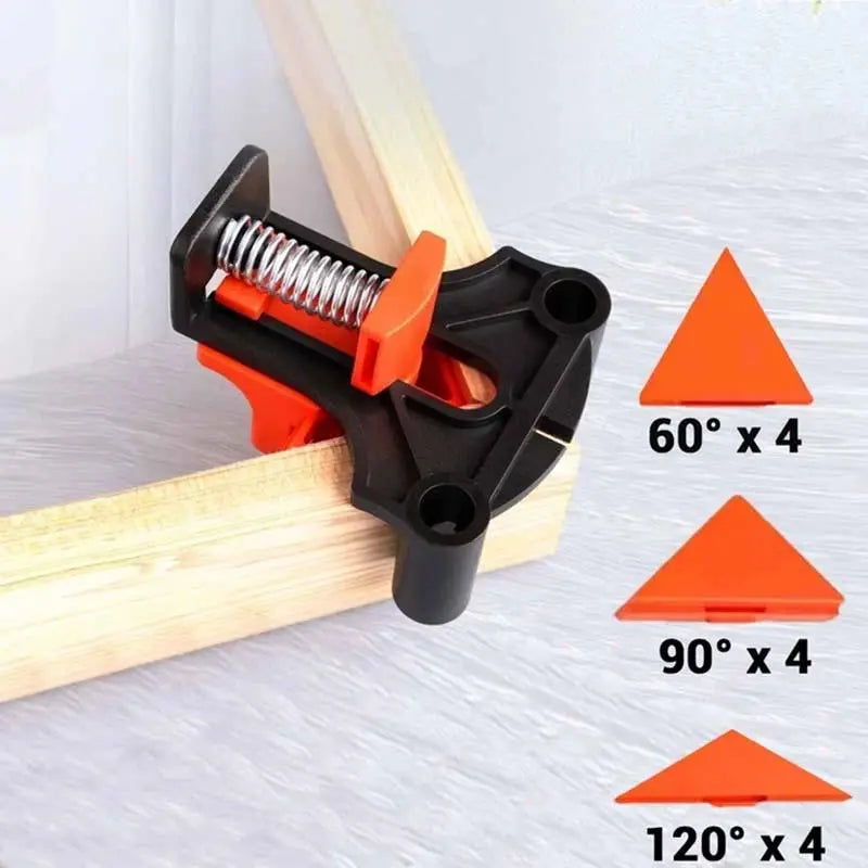 12PCS Clamp Set 60/90/120 Degrees Wood Angle