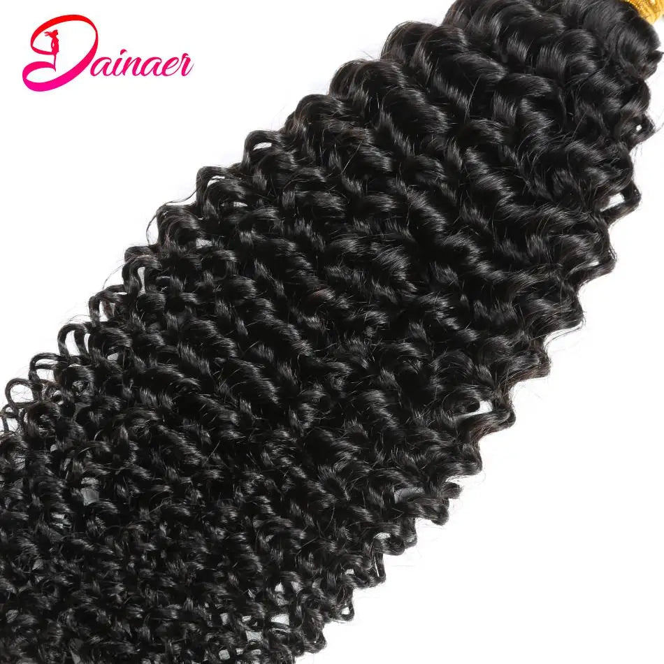 8-30 Inch 1/3/4pcs Human Hair Indian Afro Bundles