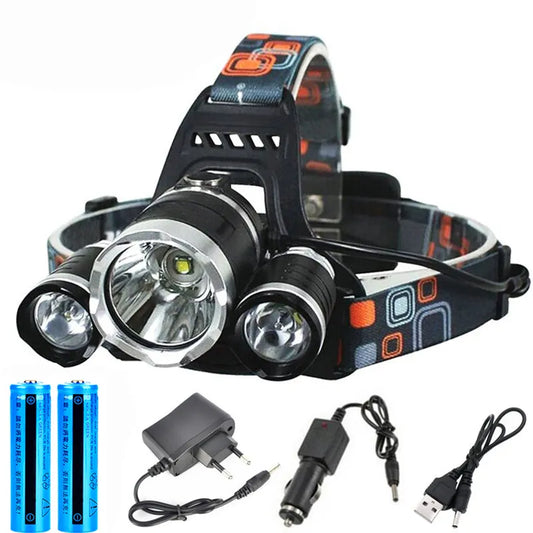 Rechargeable Zoom LED headlamp