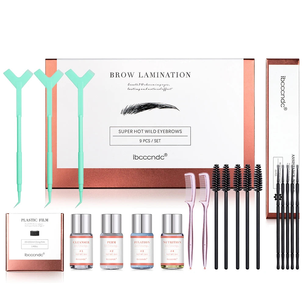 Lash Lift Kit and Eyebrow Lamination Kit for home use