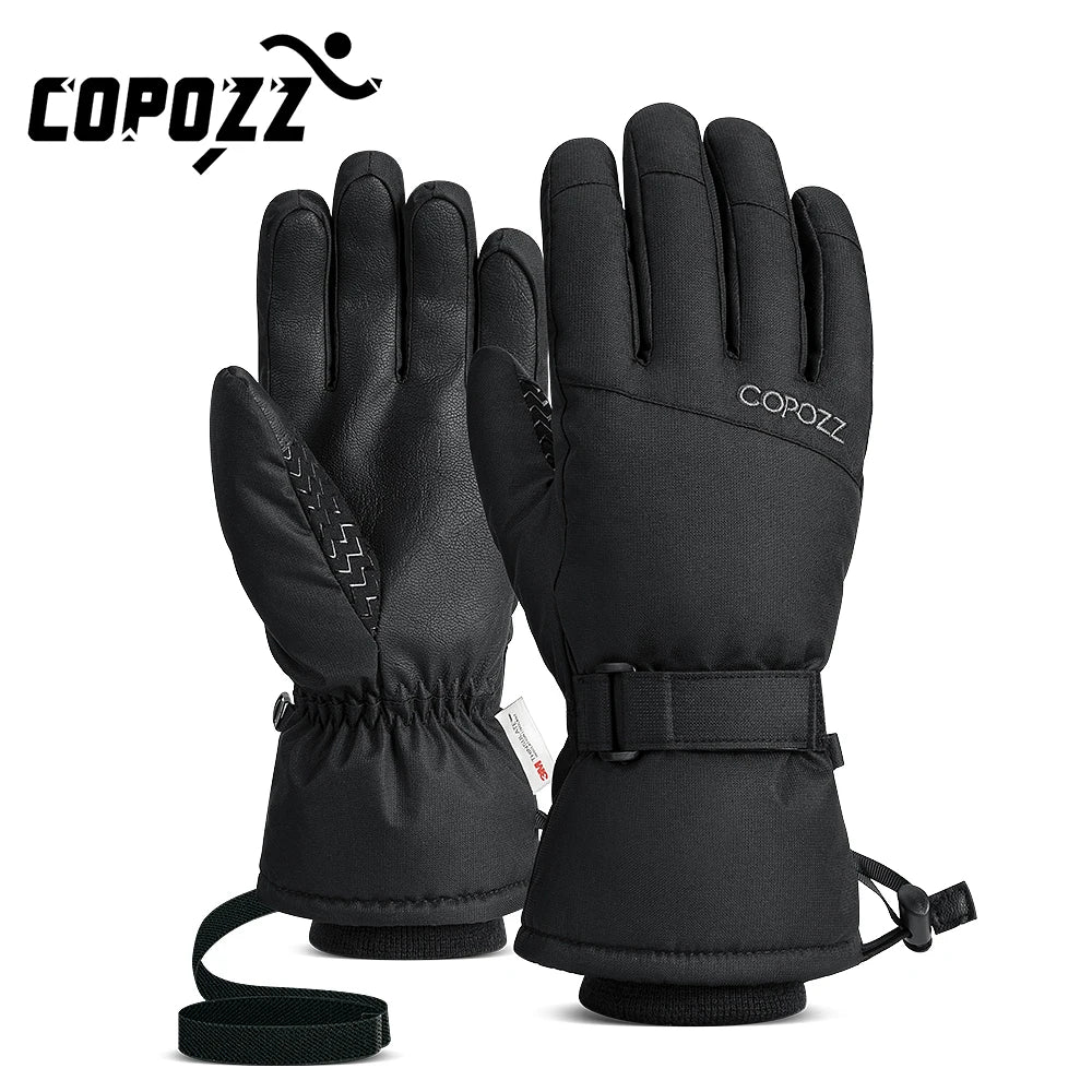 Waterproof Ultralight Men and Women Winter Ski Gloves