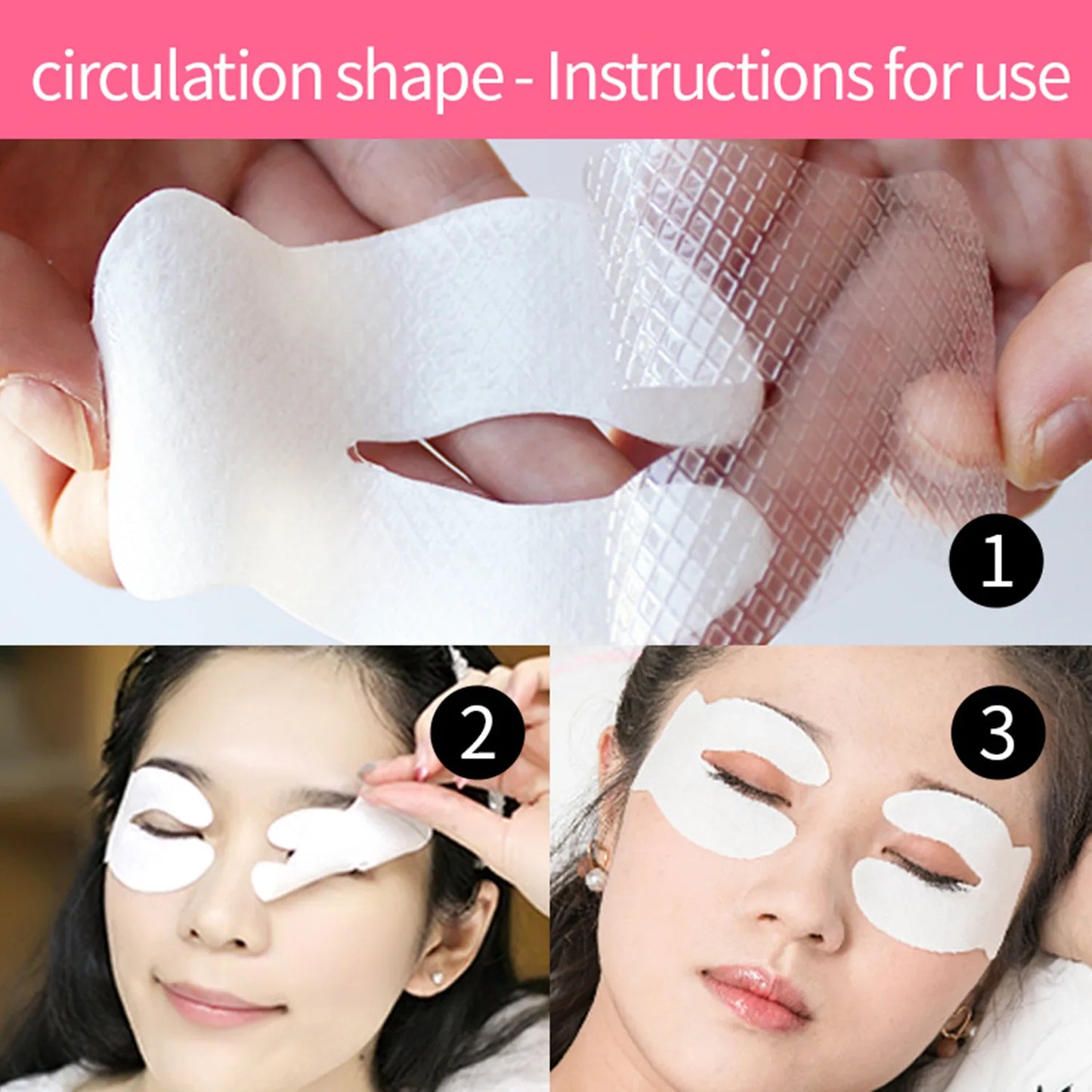 10pcs- C-shape Eye Patches for Dark Circles