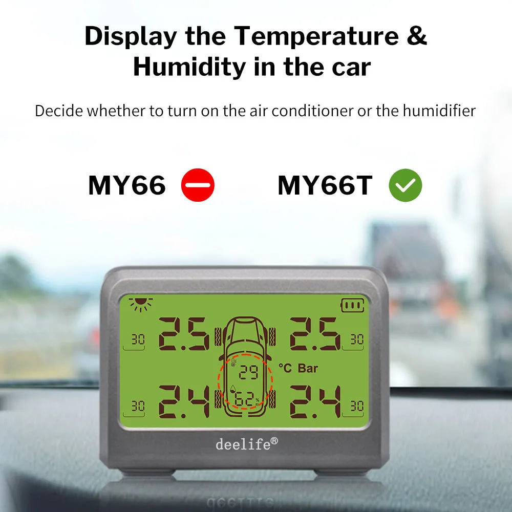 Solar Car Tire Pressure Monitoring System