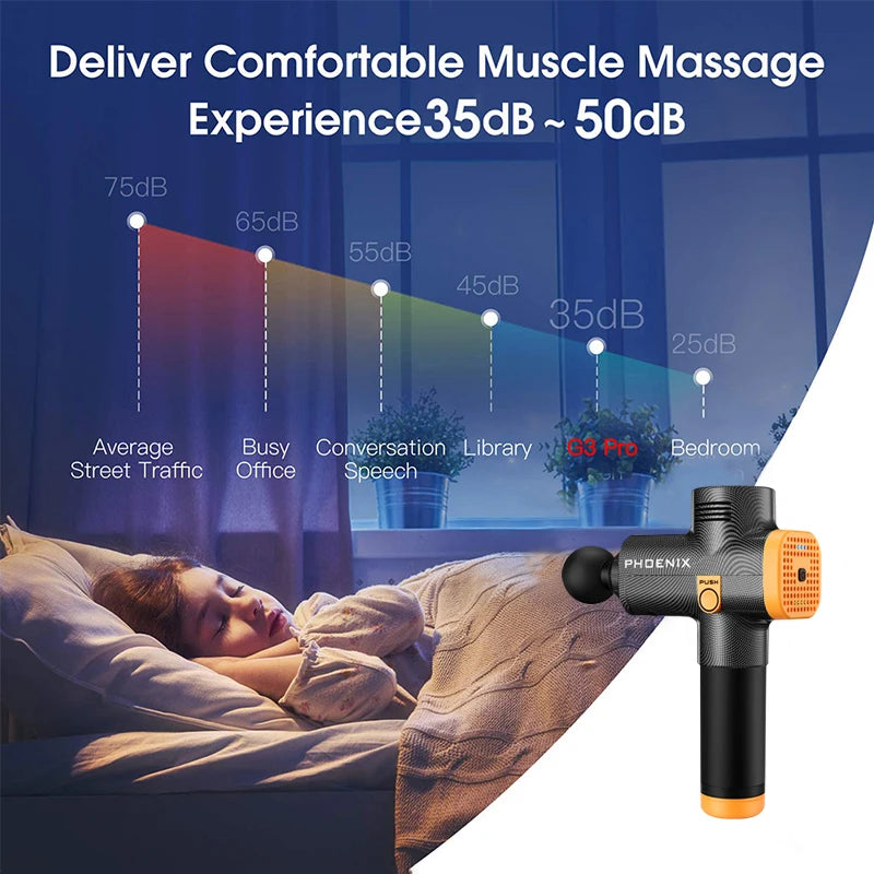 Fitness Massage Gun for Deep Muscle Massage and Pain Relief