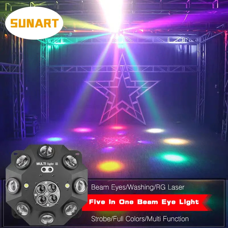 5 in 1 LED Projector Stage Effect Light