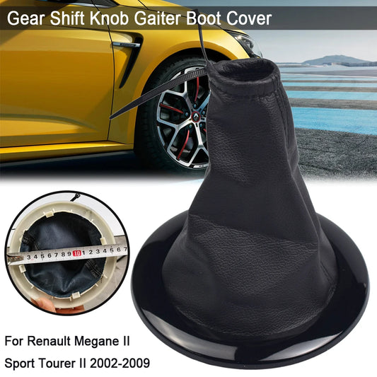 Black Car Gear Shift Knob For Renault Megane