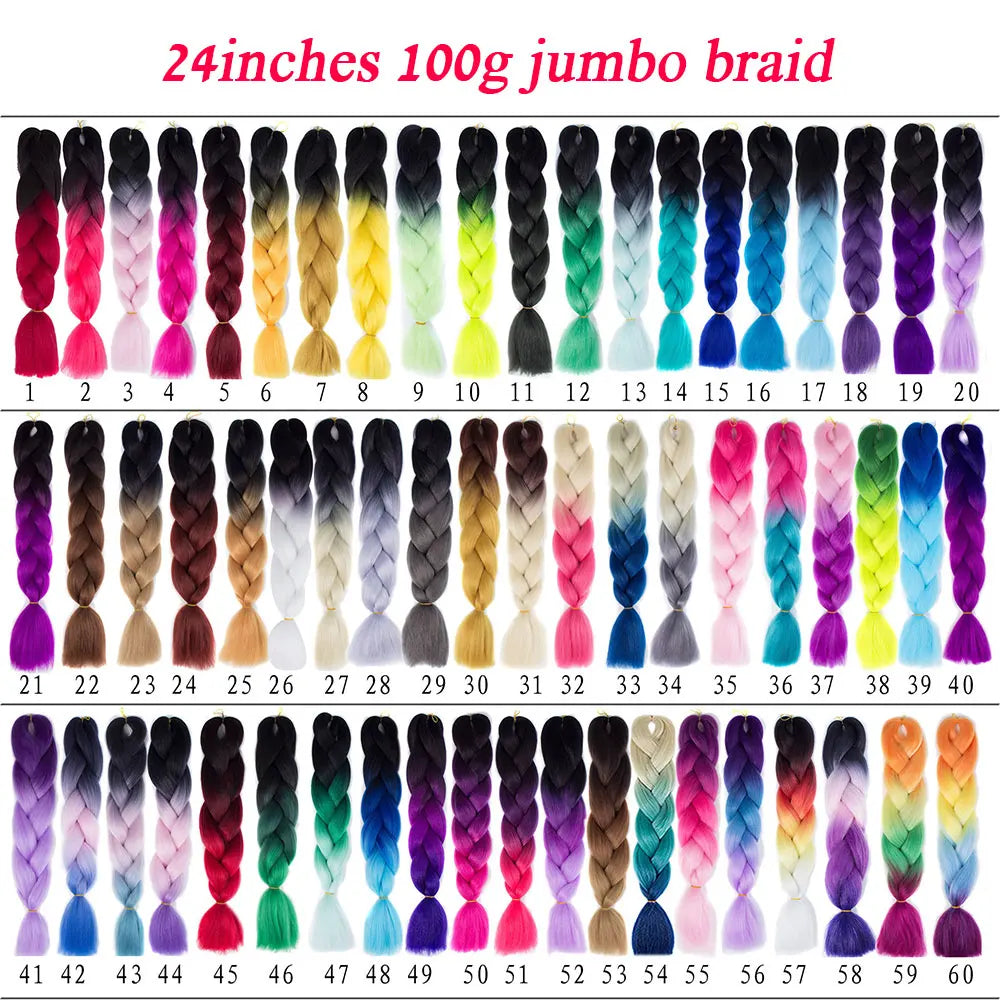 Ombre Synthetic Braiding Hair