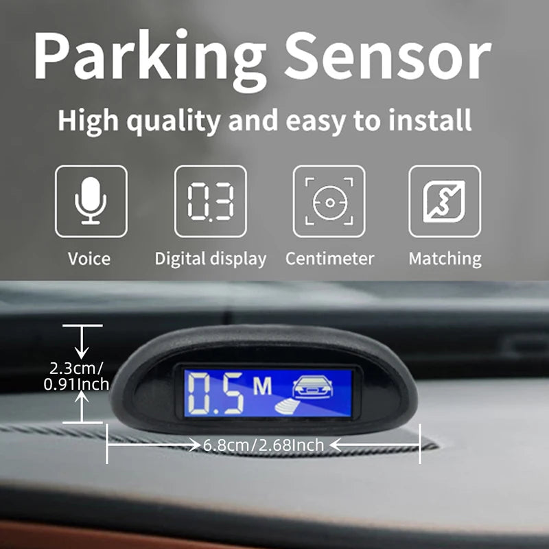 22mm 12V 8 Color Car Parking Sensor Kit