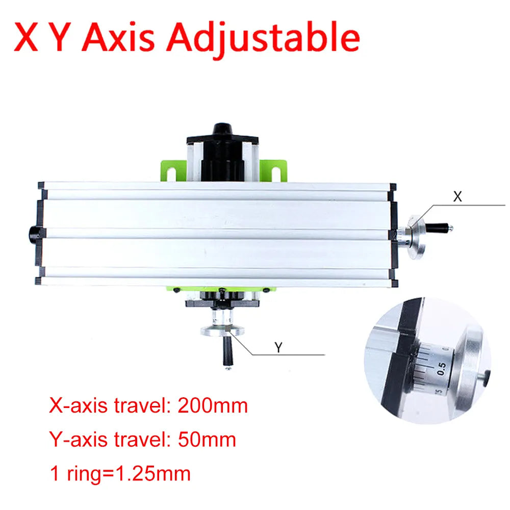 Multi-functional Worktable Bench Drill Vise Fixture Milling Drill