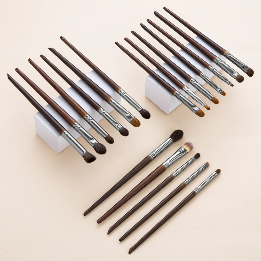 Brown Makeup Brushes Set