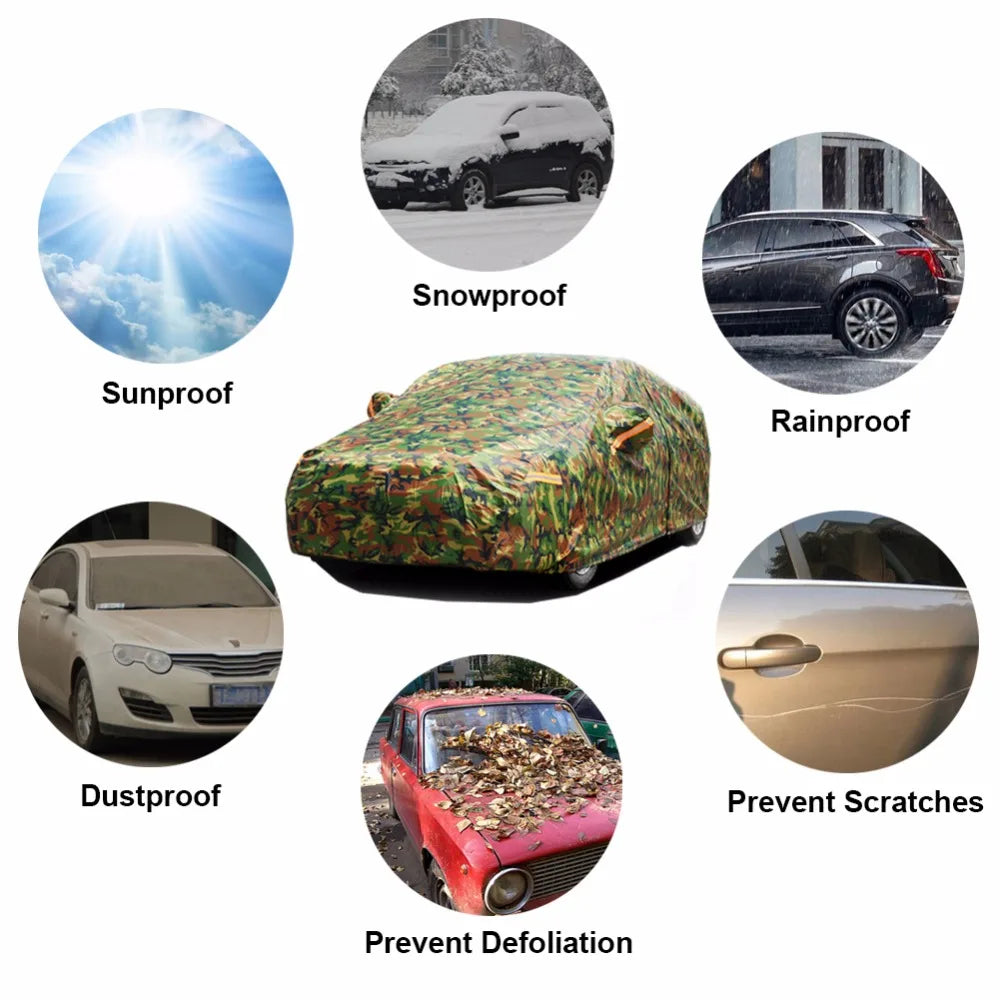 Waterproof camouflage car covers