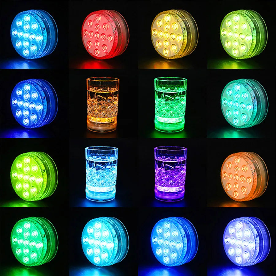 Remote Control 16 Colors Waterproof Pool Light