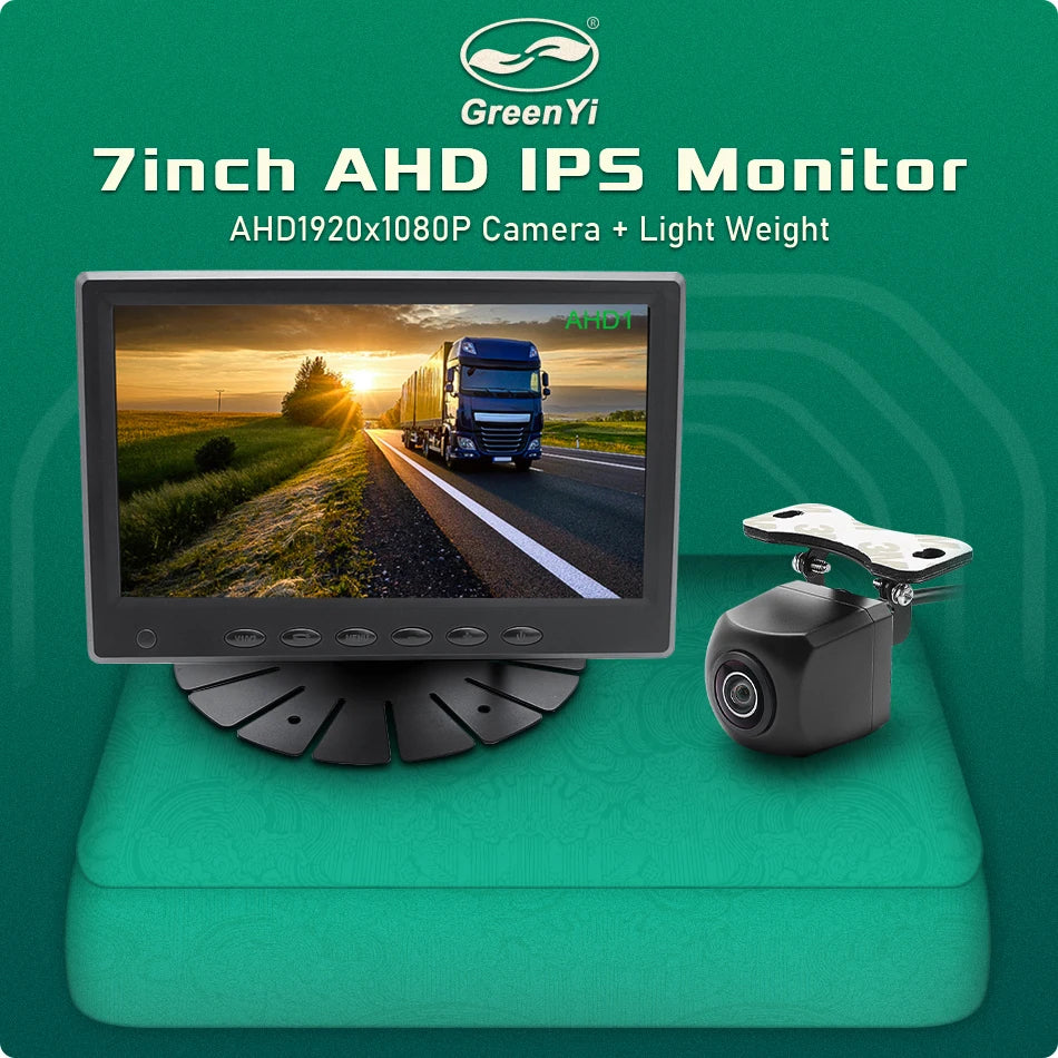 Best Quality HD 1920*1080 7 Inch IPS Screen AHD Car Parking Monitor