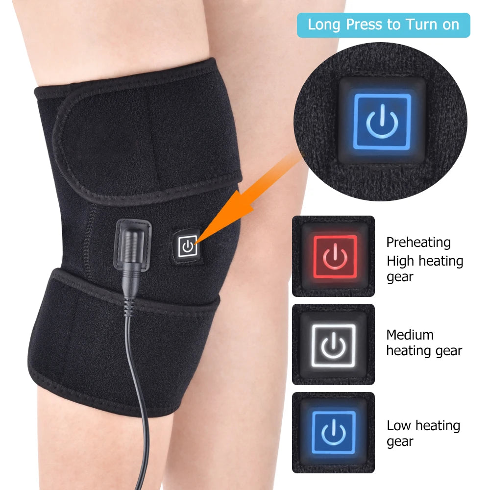 Electric Leg Heating Knee Pad Therapy